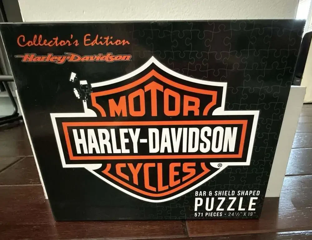 Harley-Davidson Collector's Edition Bar & Shield Shaped 571-Piece Puzzle
